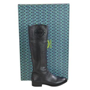 Tory Burch Black Kiernan Riding Boots